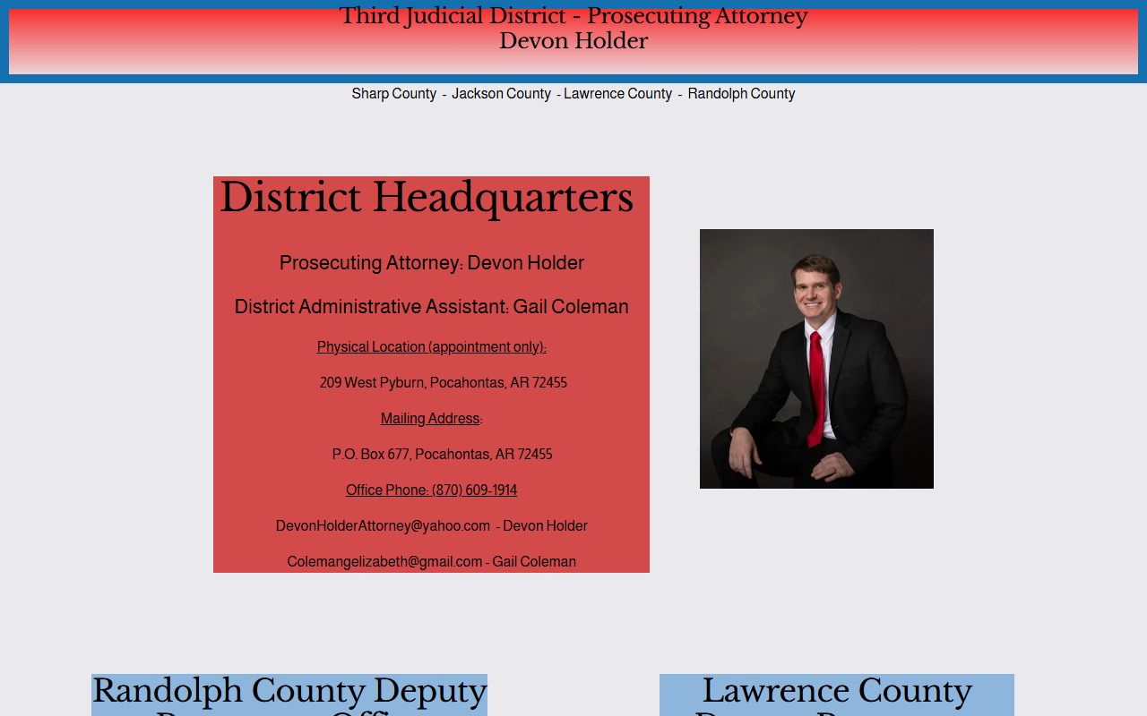 Jackson County court records after arrest prosecutor contact page